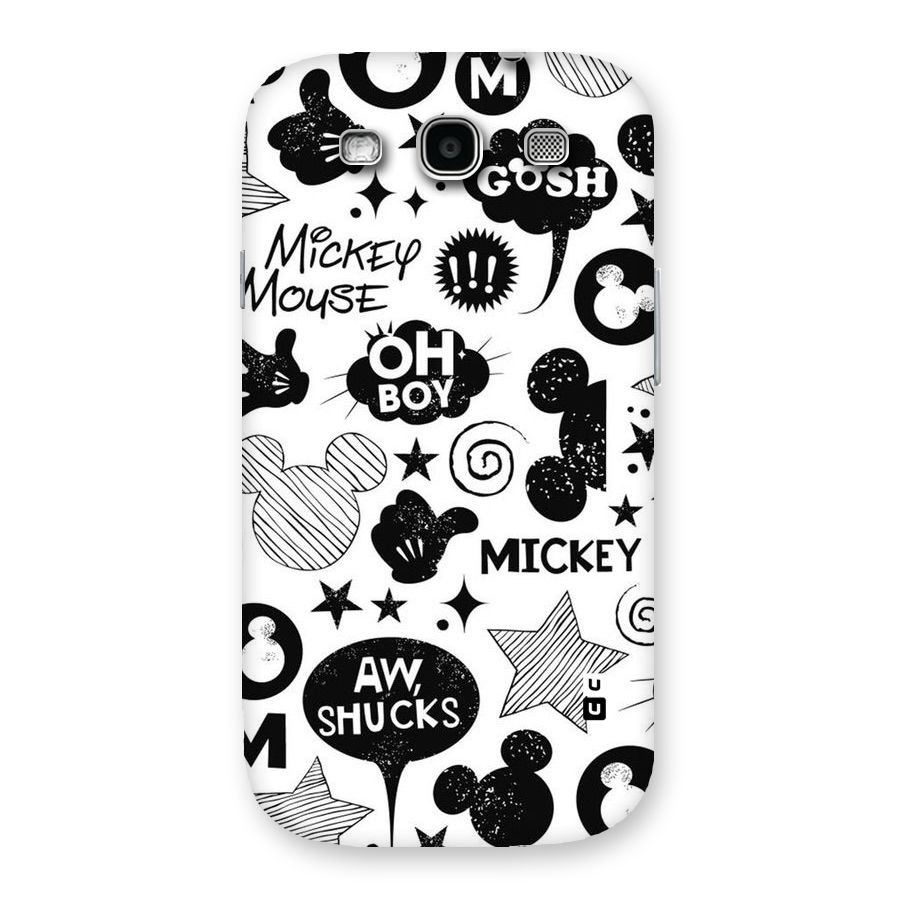 Oh Boy Design Back Case for Galaxy S3