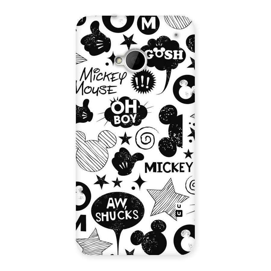 Oh Boy Design Back Case for HTC One M7