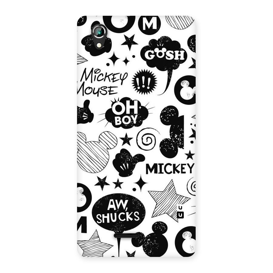 Oh Boy Design Back Case for Lava Iris 800