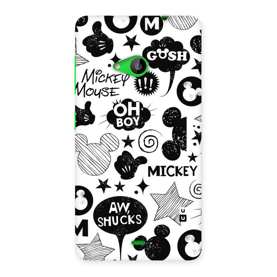 Oh Boy Design Back Case for Lumia 535