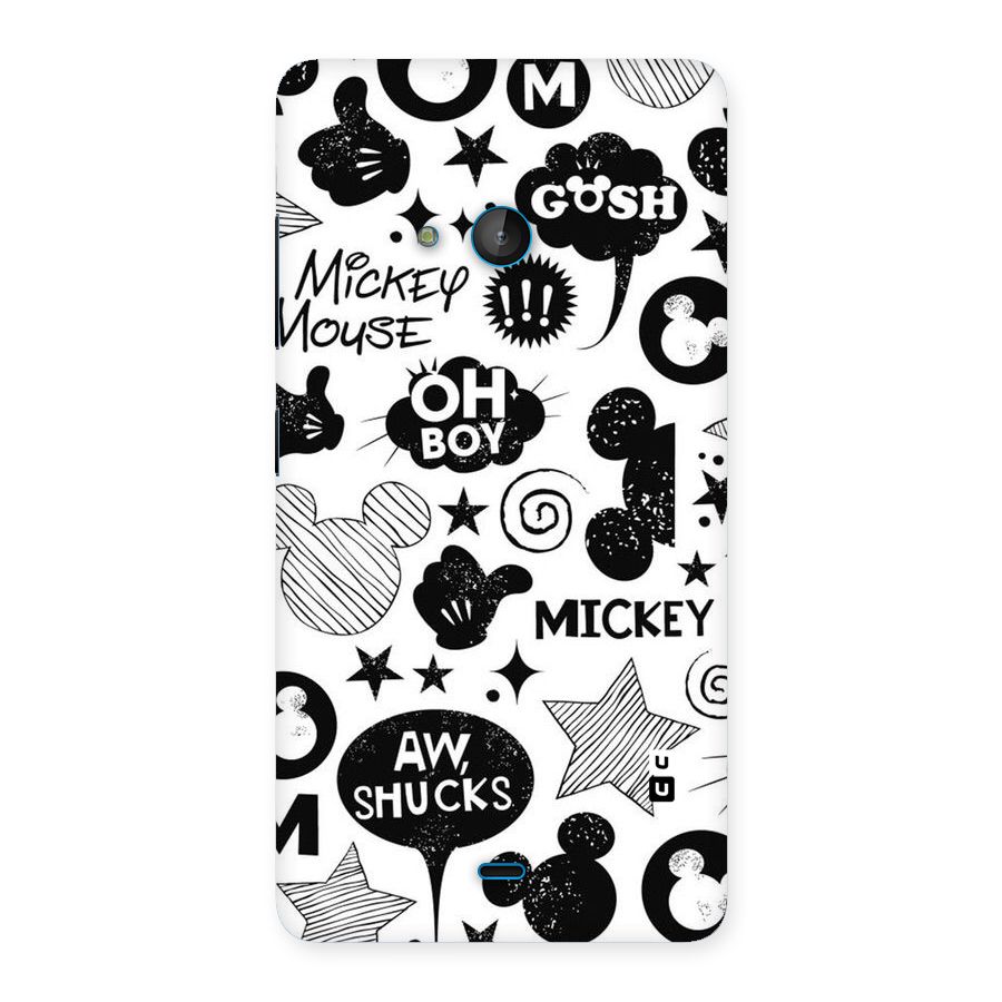 Oh Boy Design Back Case for Lumia 540