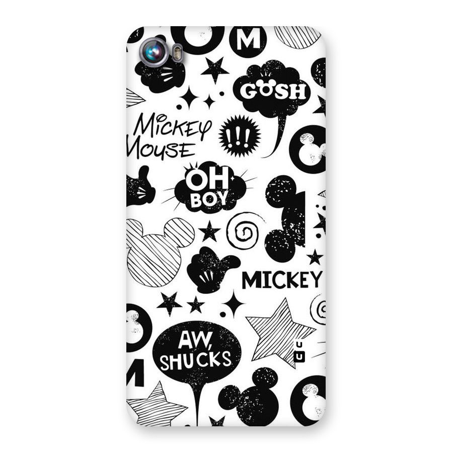 Oh Boy Design Back Case for Micromax Canvas Fire 4 A107