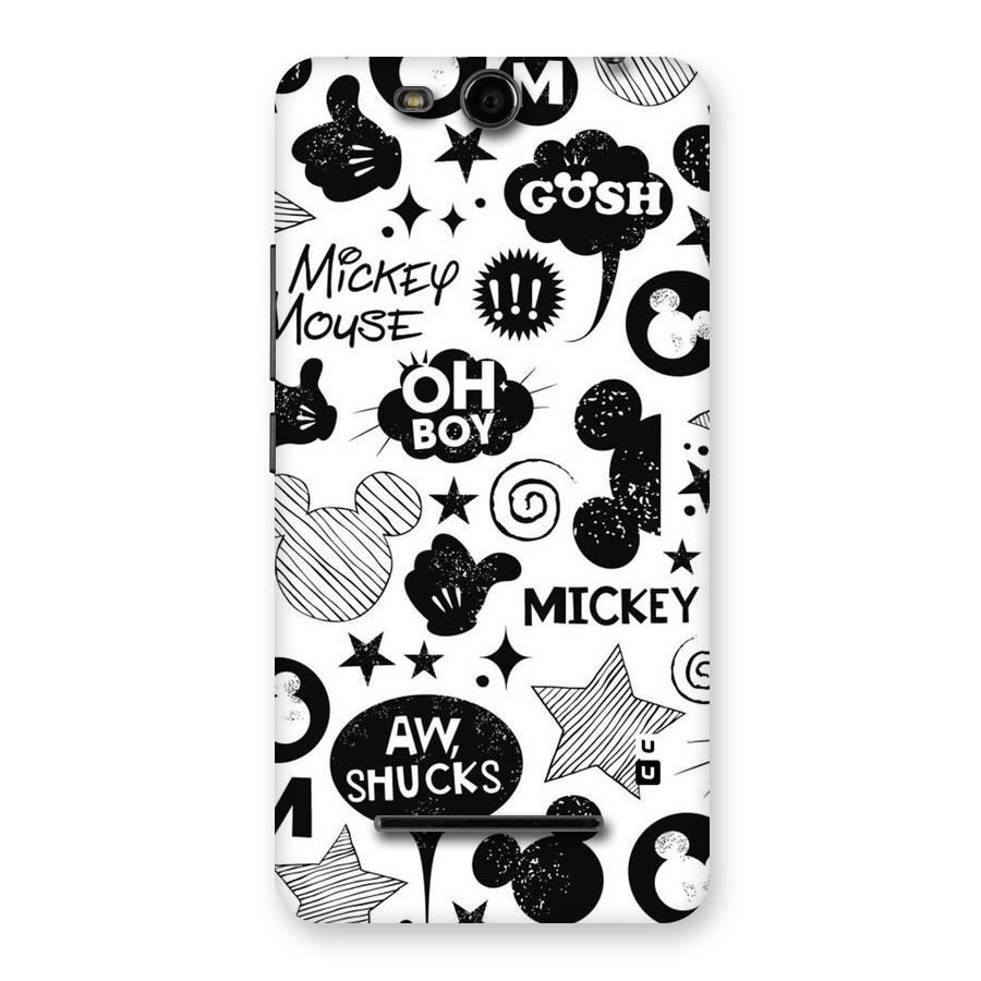 Oh Boy Design Back Case for Micromax Canvas Juice 3 Q392