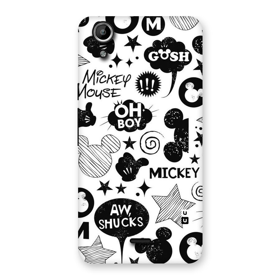 Oh Boy Design Back Case for Micromax Canvas Selfie Lens Q345