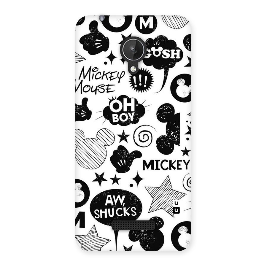 Oh Boy Design Back Case for Micromax Canvas Spark Q380