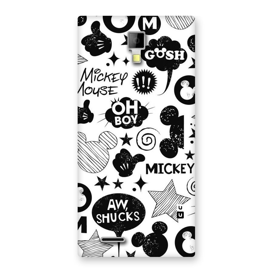 Oh Boy Design Back Case for Micromax Canvas Xpress A99
