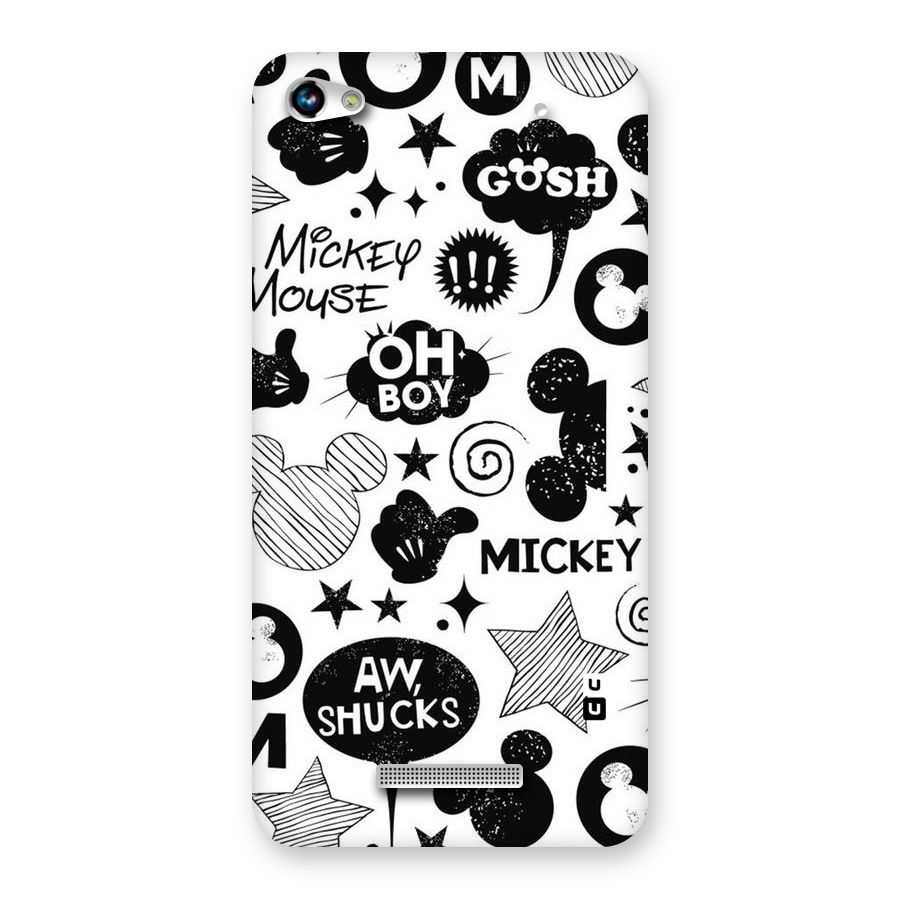 Oh Boy Design Back Case for Micromax Hue 2