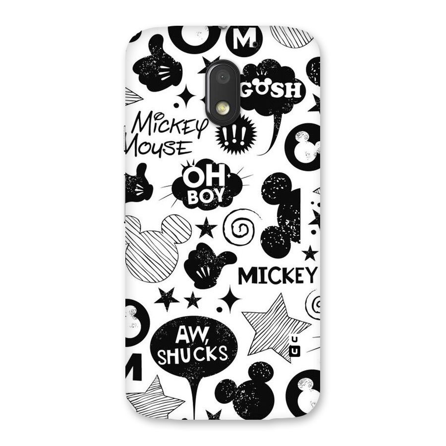 Oh Boy Design Back Case for Moto E3 Power
