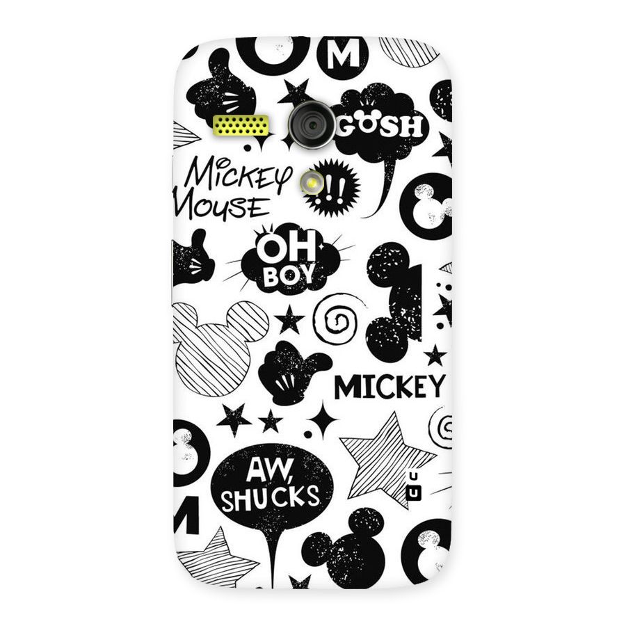 Oh Boy Design Back Case for Moto G