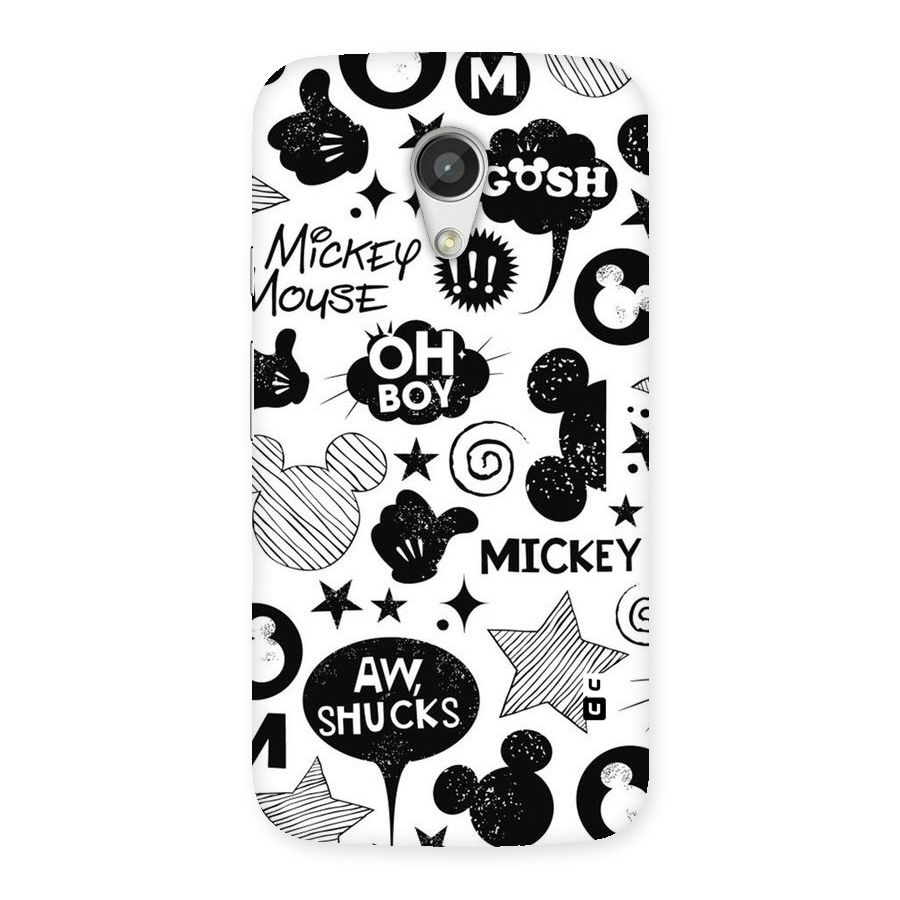 Oh Boy Design Back Case for Moto G 2nd Gen