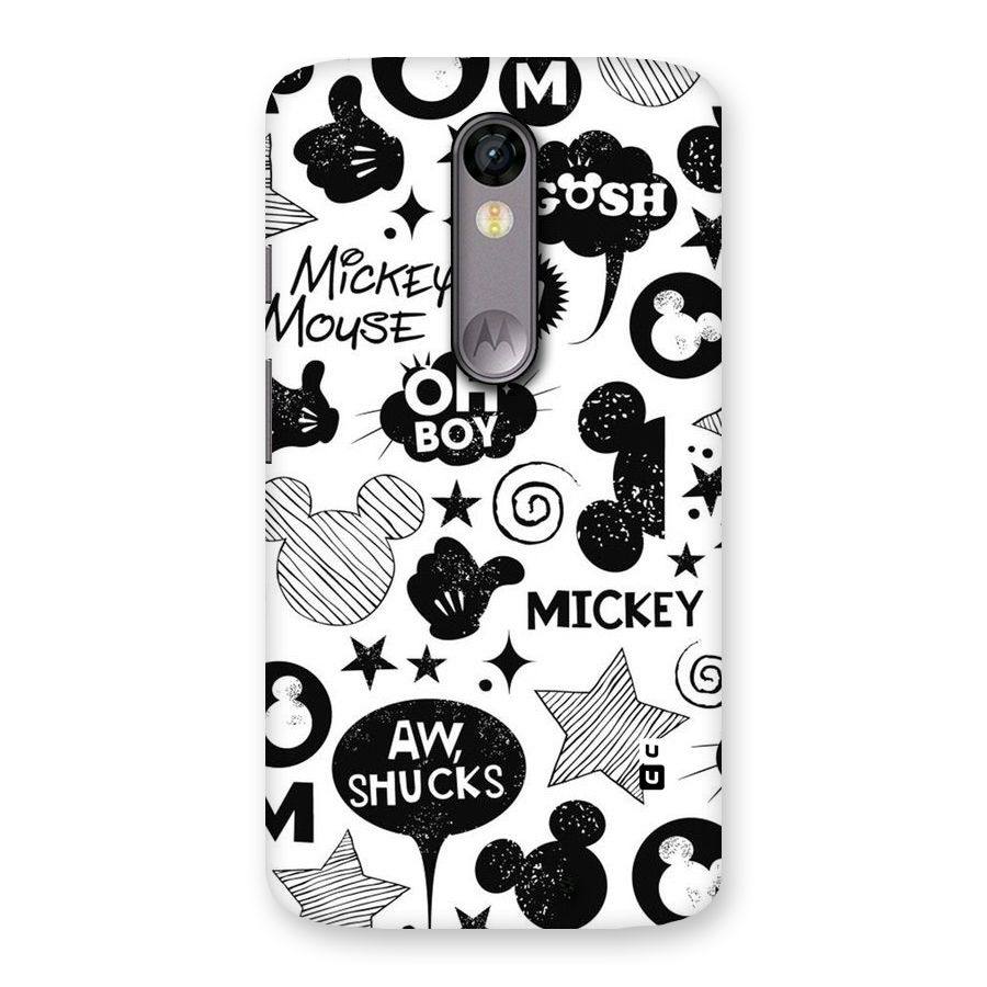 Oh Boy Design Back Case for Moto X Force