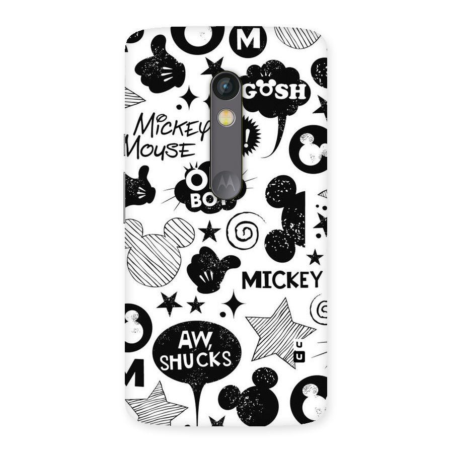 Oh Boy Design Back Case for Moto X Play