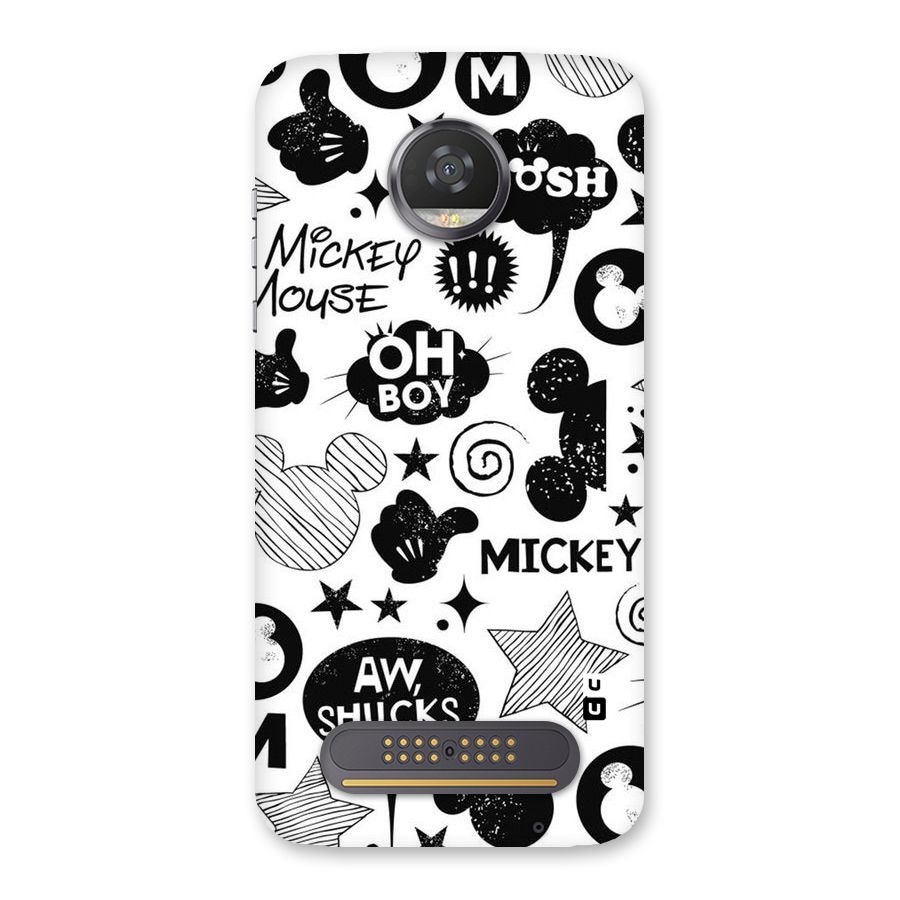 Oh Boy Design Back Case for Moto Z2 Play