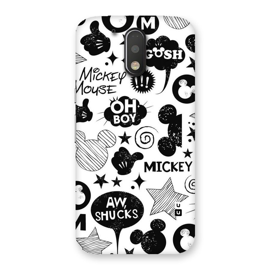 Oh Boy Design Back Case for Motorola Moto G4 Plus
