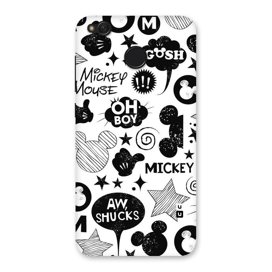Oh Boy Design Back Case for Redmi 4