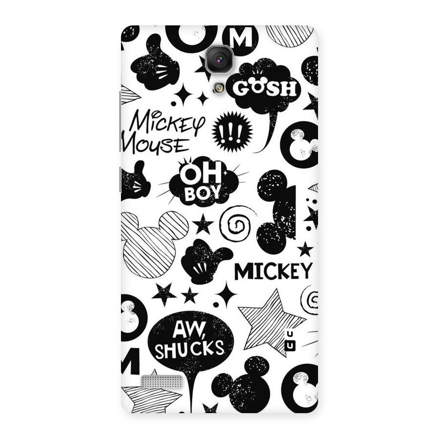 Oh Boy Design Back Case for Redmi Note Prime