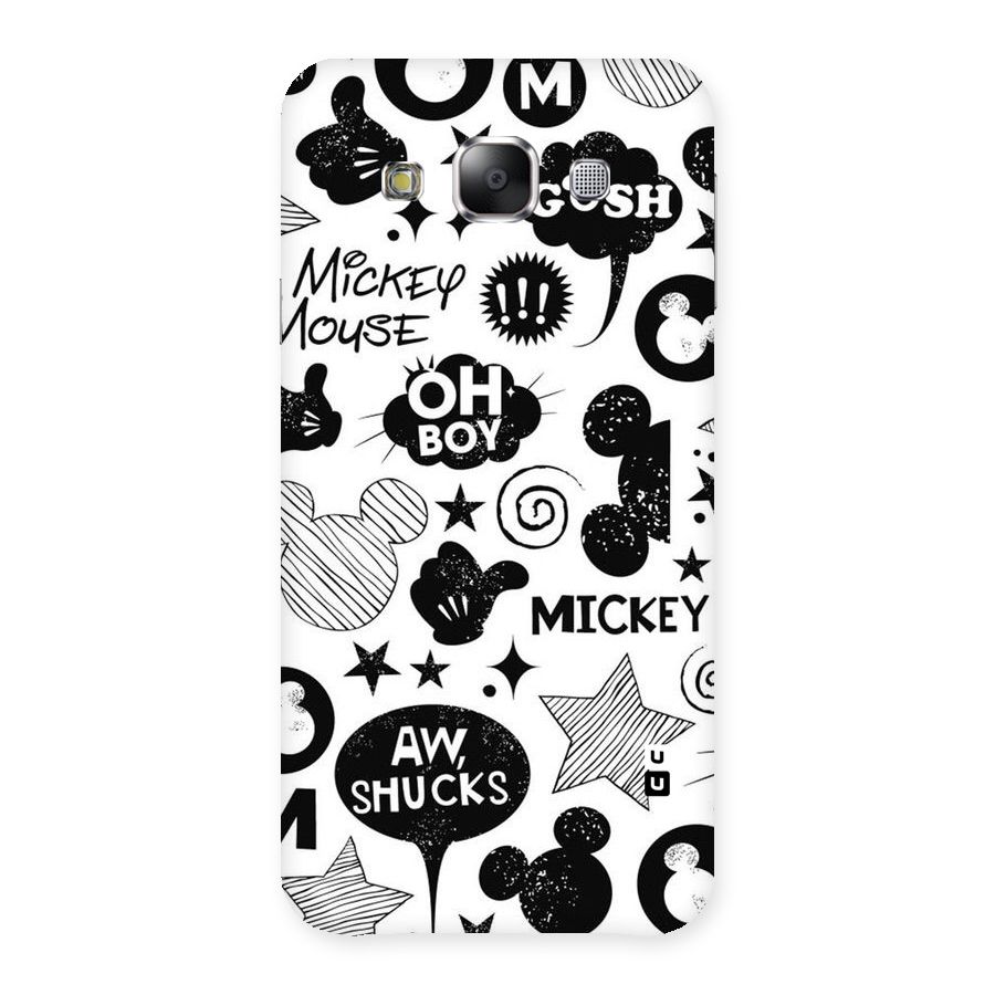 Oh Boy Design Back Case for Samsung Galaxy E5