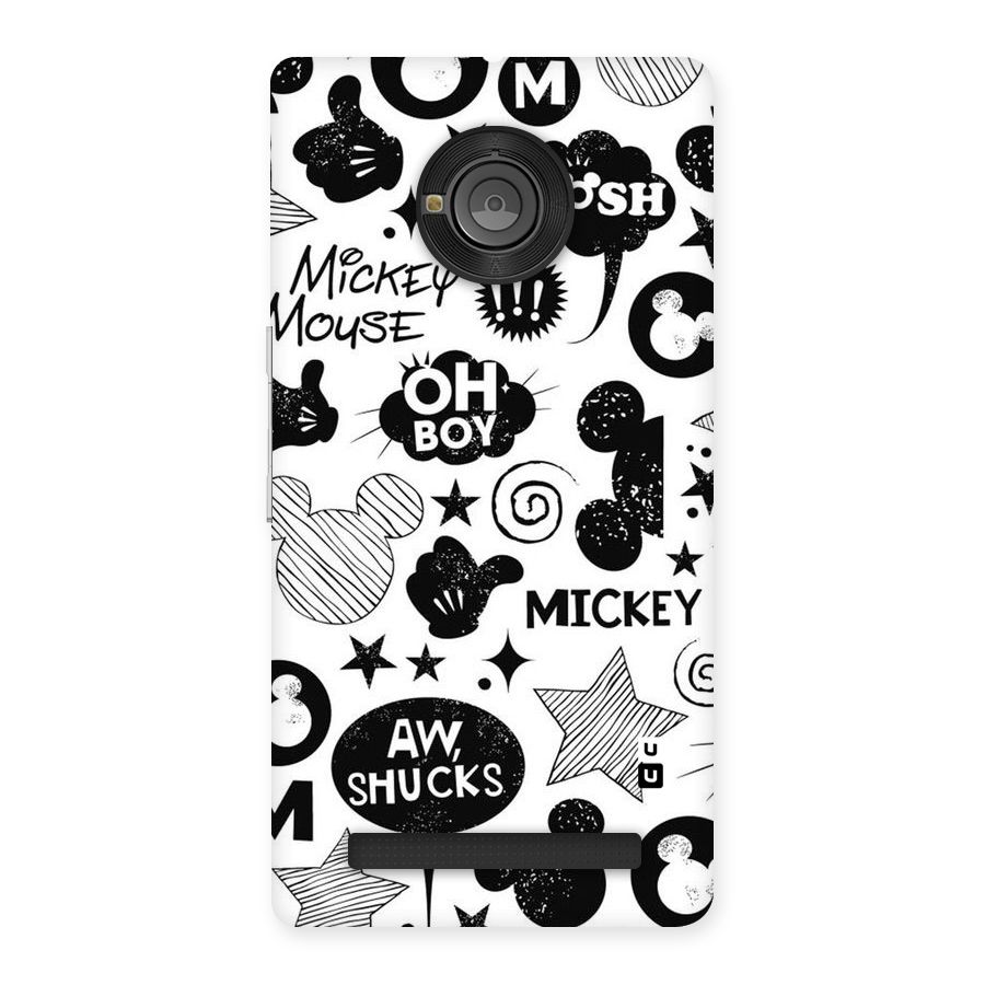 Oh Boy Design Back Case for Yu Yuphoria