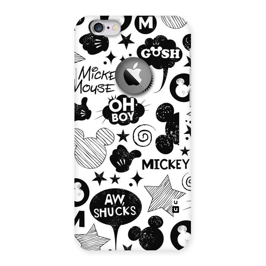 Oh Boy Design Back Case for iPhone 6 Logo Cut