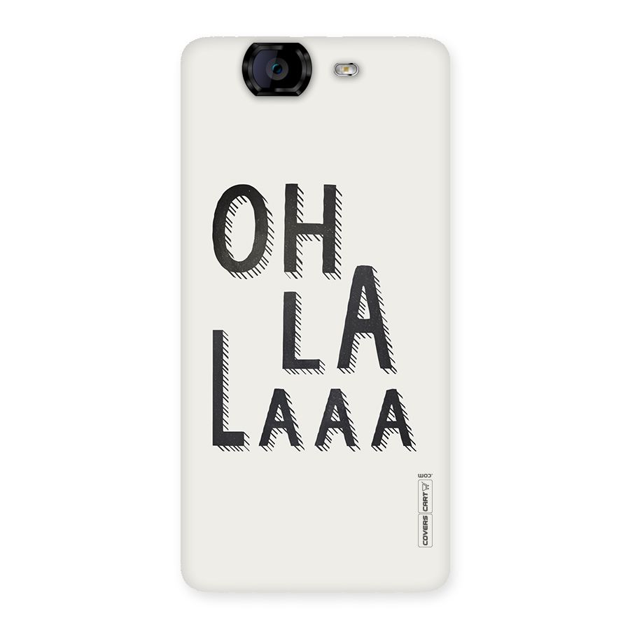 Oh La La Back Case for Canvas Knight A350