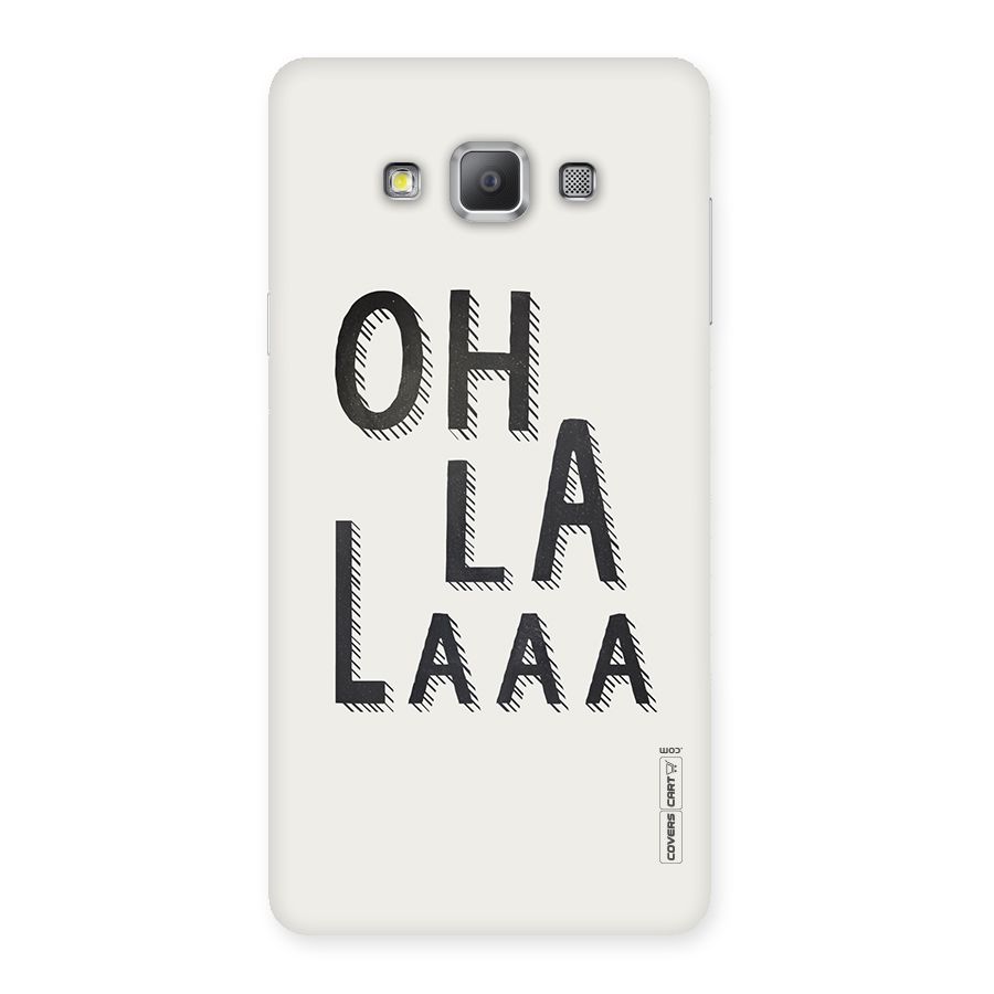 Oh La La Back Case for Galaxy A7