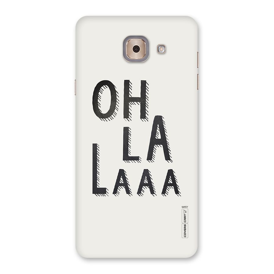 Oh La La Back Case for Galaxy J7 Max