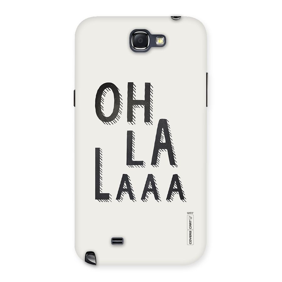 Oh La La Back Case for Galaxy Note 2
