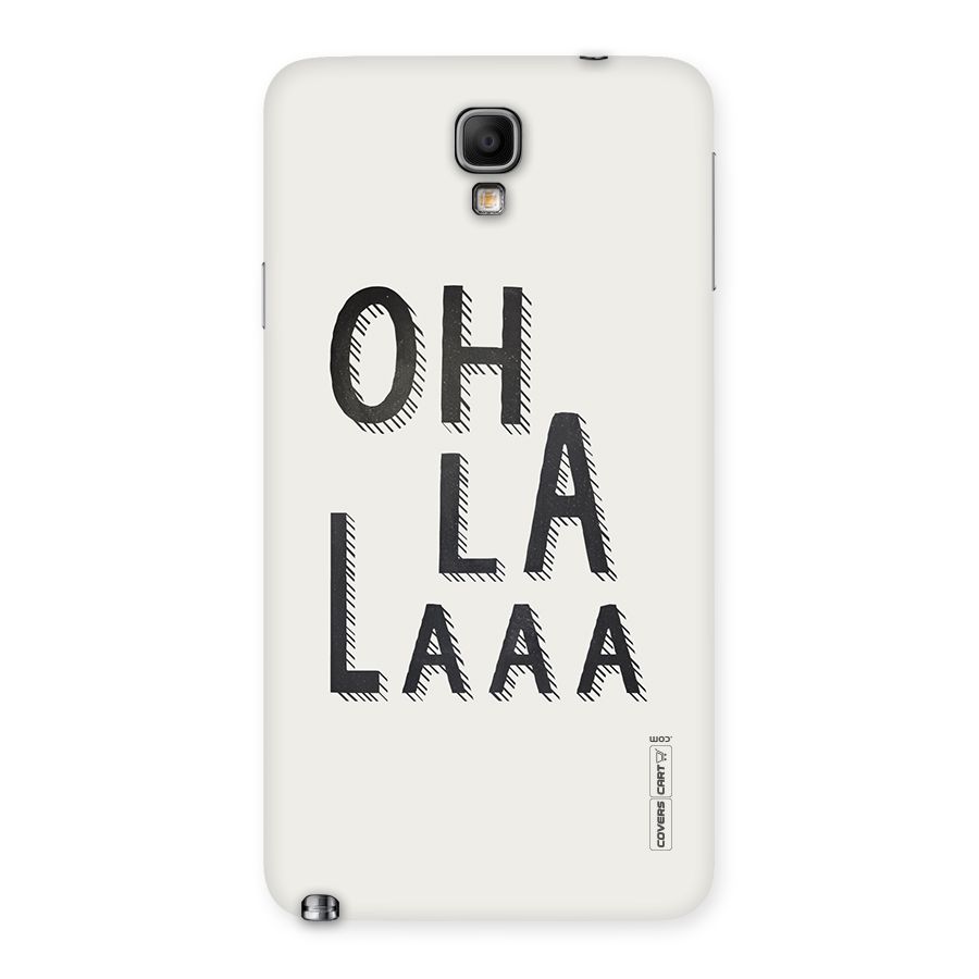 Oh La La Back Case for Galaxy Note 3 Neo