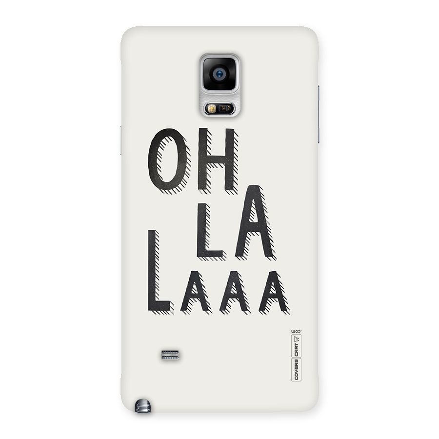 Oh La La Back Case for Galaxy Note 4