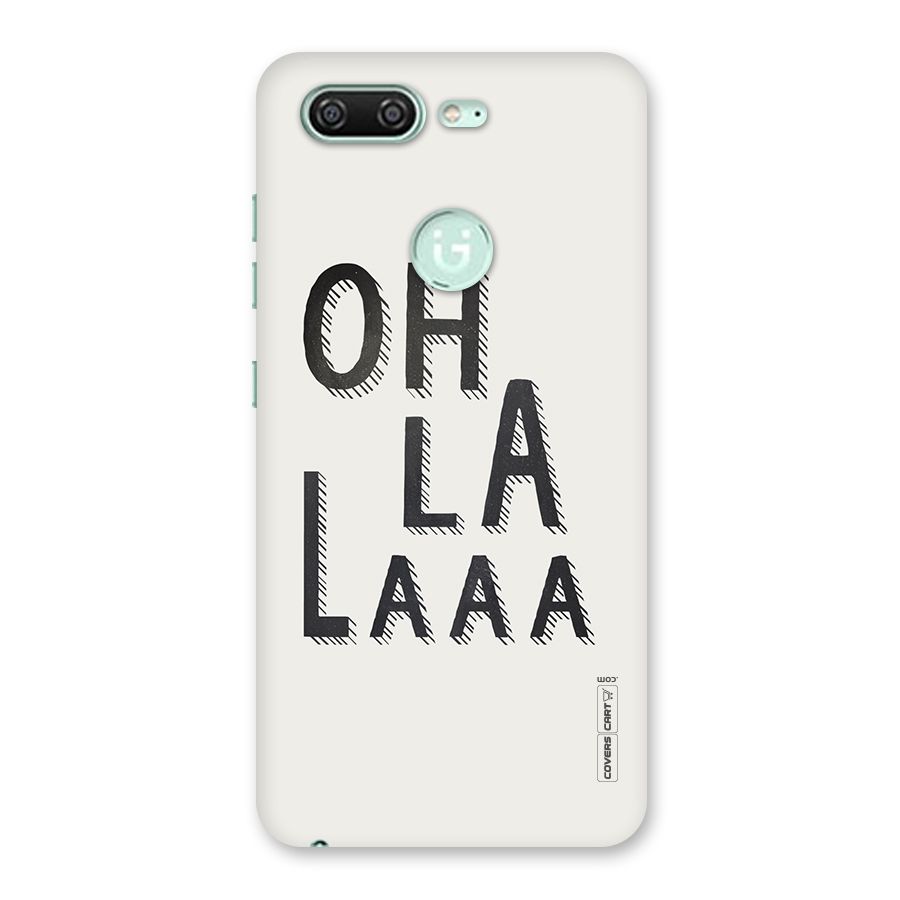 Oh La La Back Case for Gionee S10