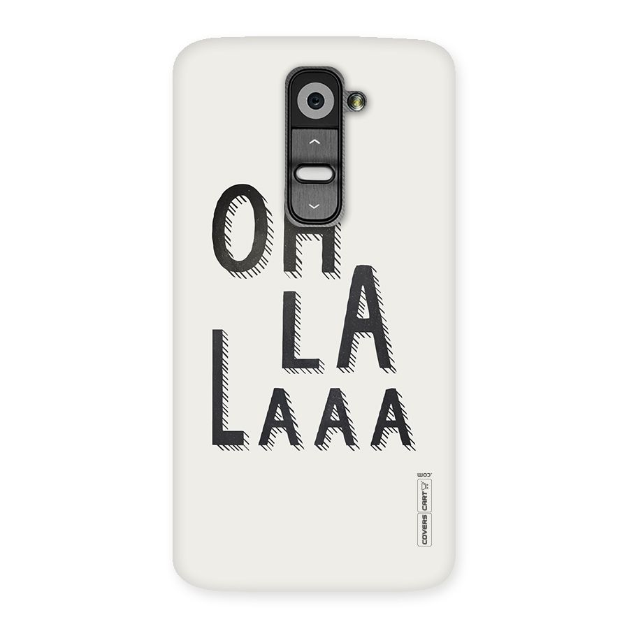 Oh La La Back Case for LG G2