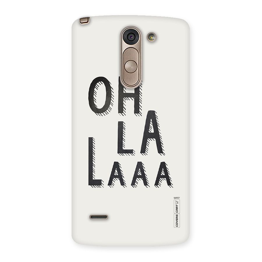 Oh La La Back Case for LG G3 Stylus