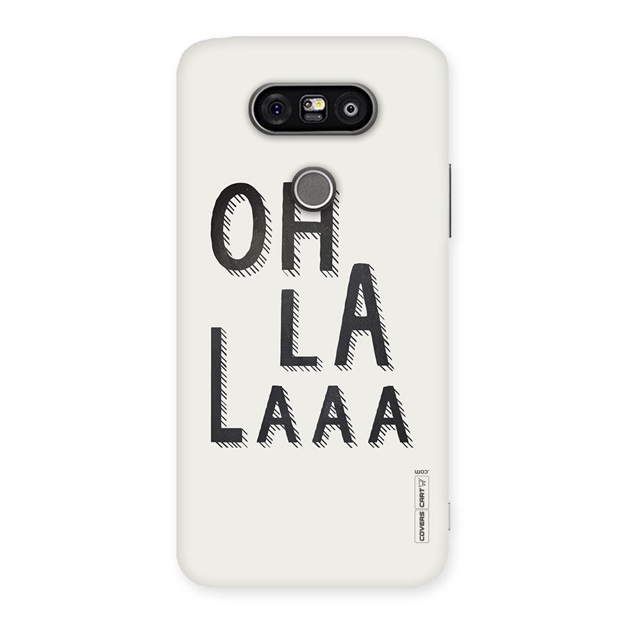 Oh La La Back Case for LG G5