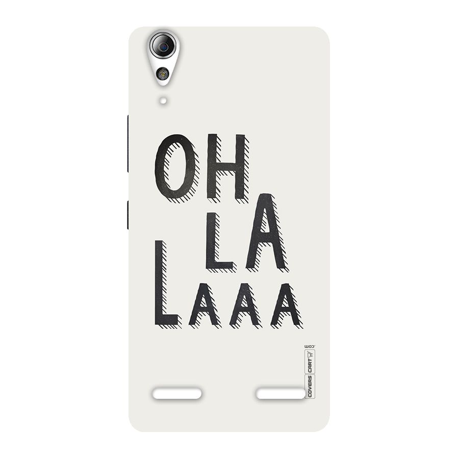 Oh La La Back Case for Lenovo A6000 Plus