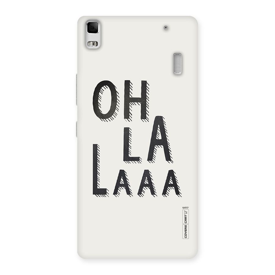 Oh La La Back Case for Lenovo A7000