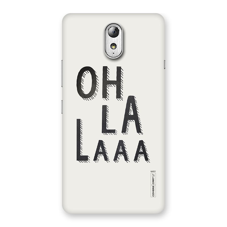 Oh La La Back Case for Lenovo Vibe P1M