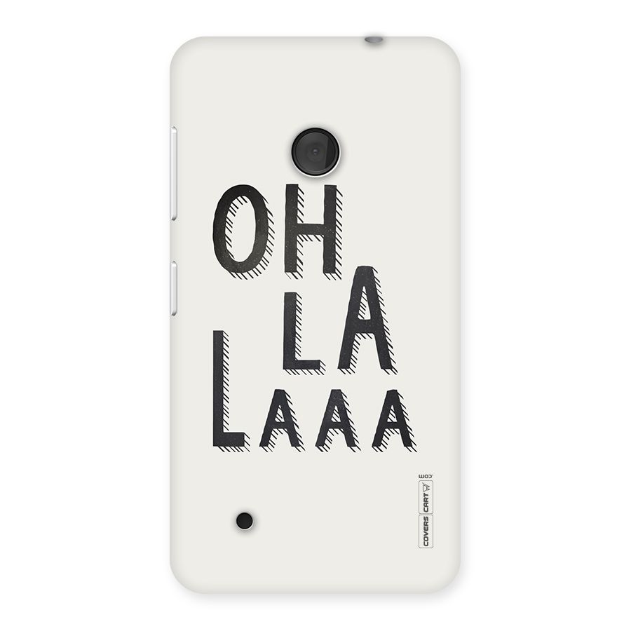 Oh La La Back Case for Lumia 530