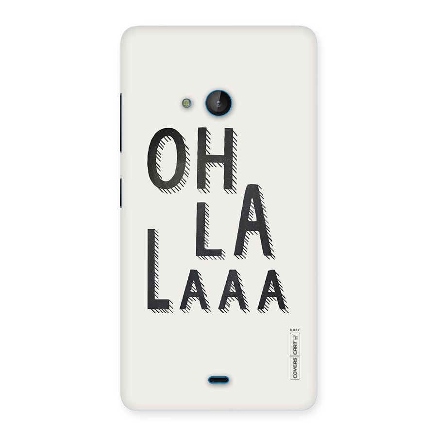 Oh La La Back Case for Lumia 540