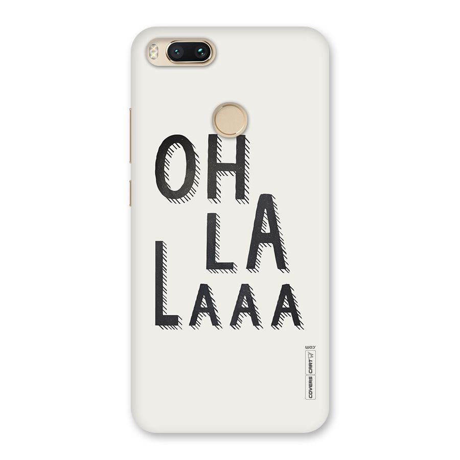 Oh La La Back Case for Mi A1