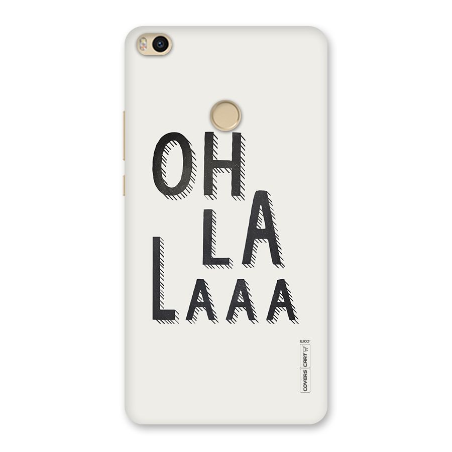 Oh La La Back Case for Mi Max 2
