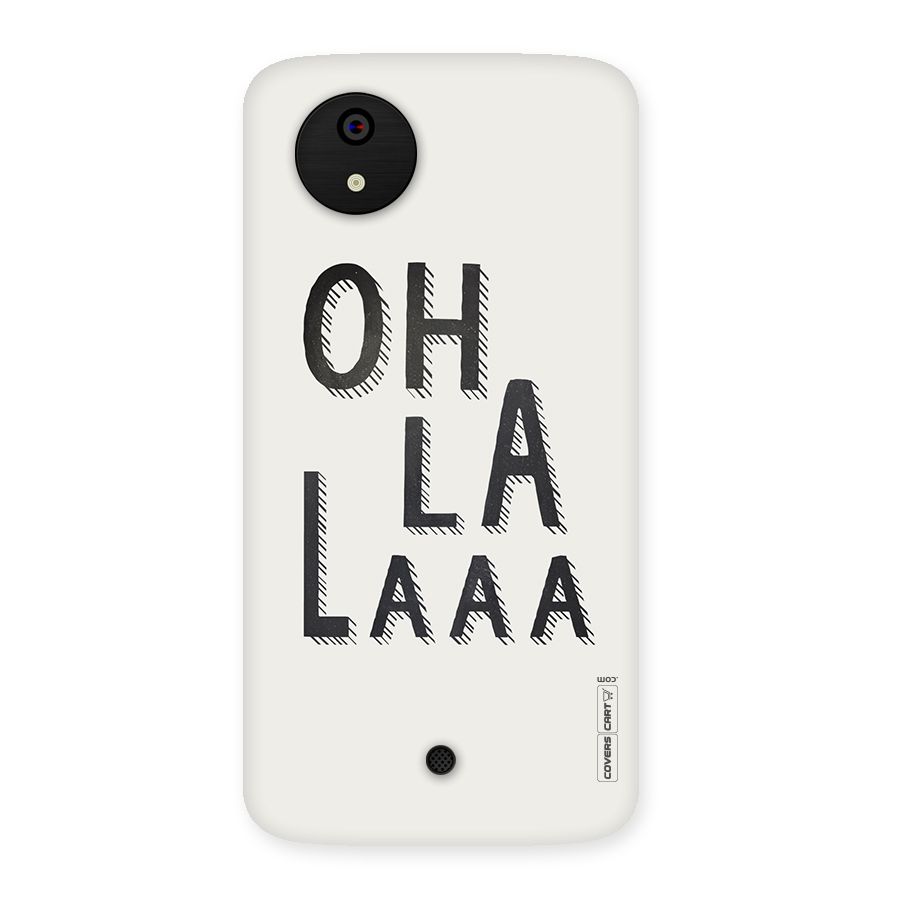 Oh La La Back Case for Micromax Canvas A1