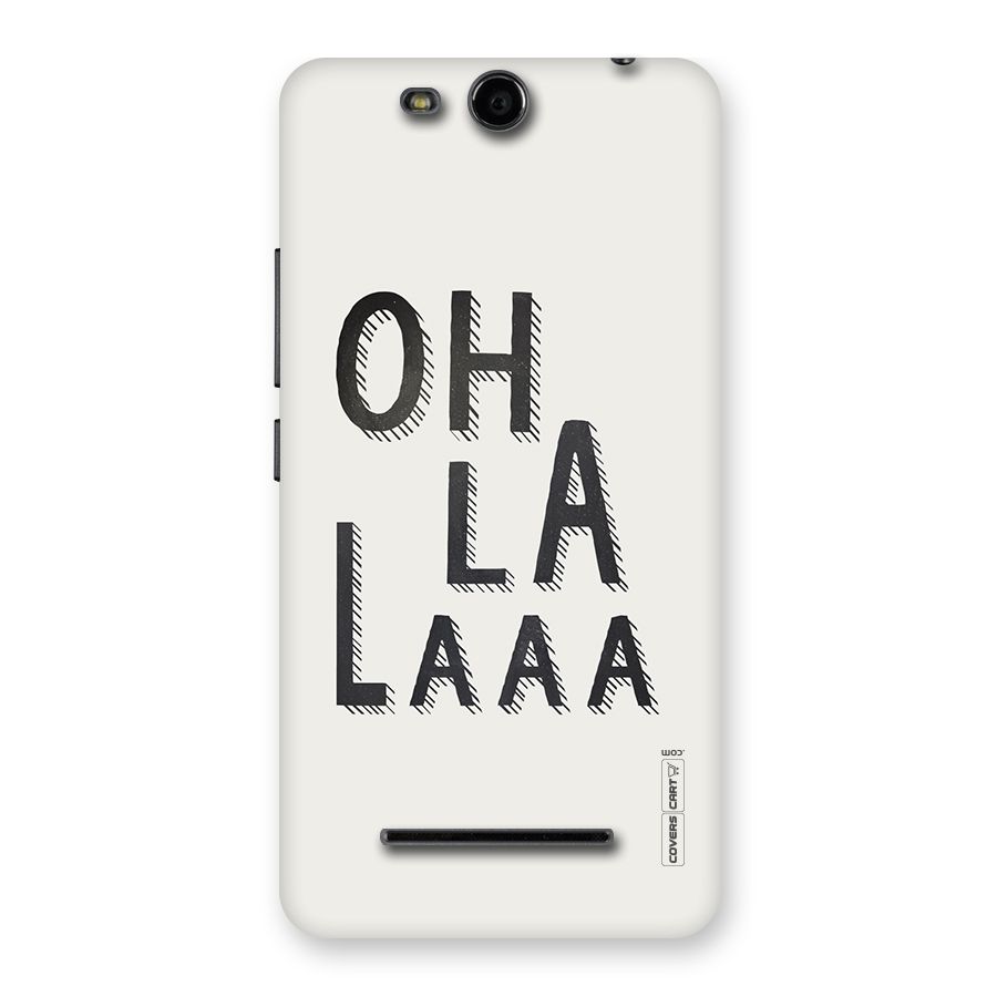 Oh La La Back Case for Micromax Canvas Juice 3 Q392