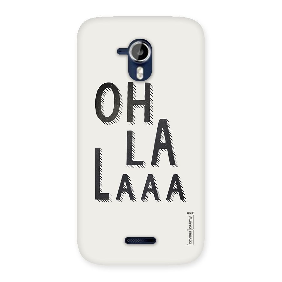 Oh La La Back Case for Micromax Canvas Magnus A117