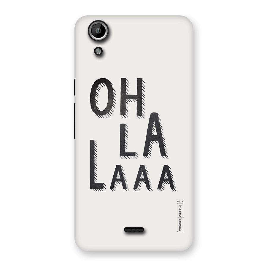 Oh La La Back Case for Micromax Canvas Selfie Lens Q345
