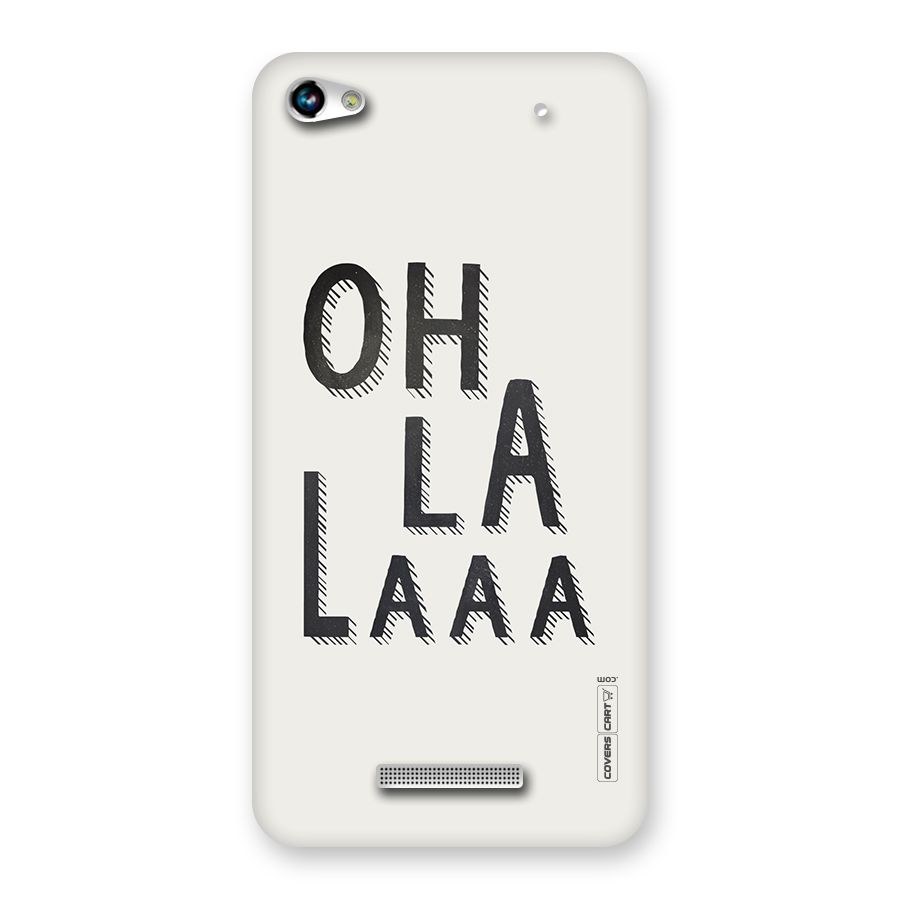 Oh La La Back Case for Micromax Hue 2
