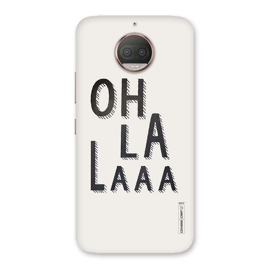 Oh La La Back Case for Moto G5s Plus