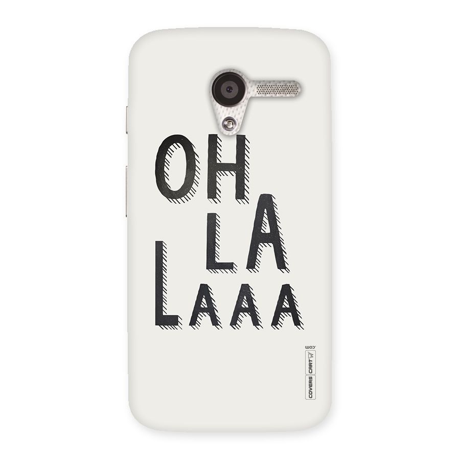 Oh La La Back Case for Moto X