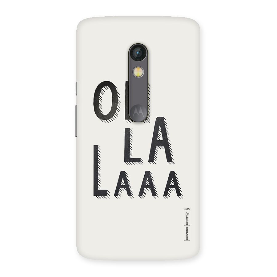 Oh La La Back Case for Moto X Play