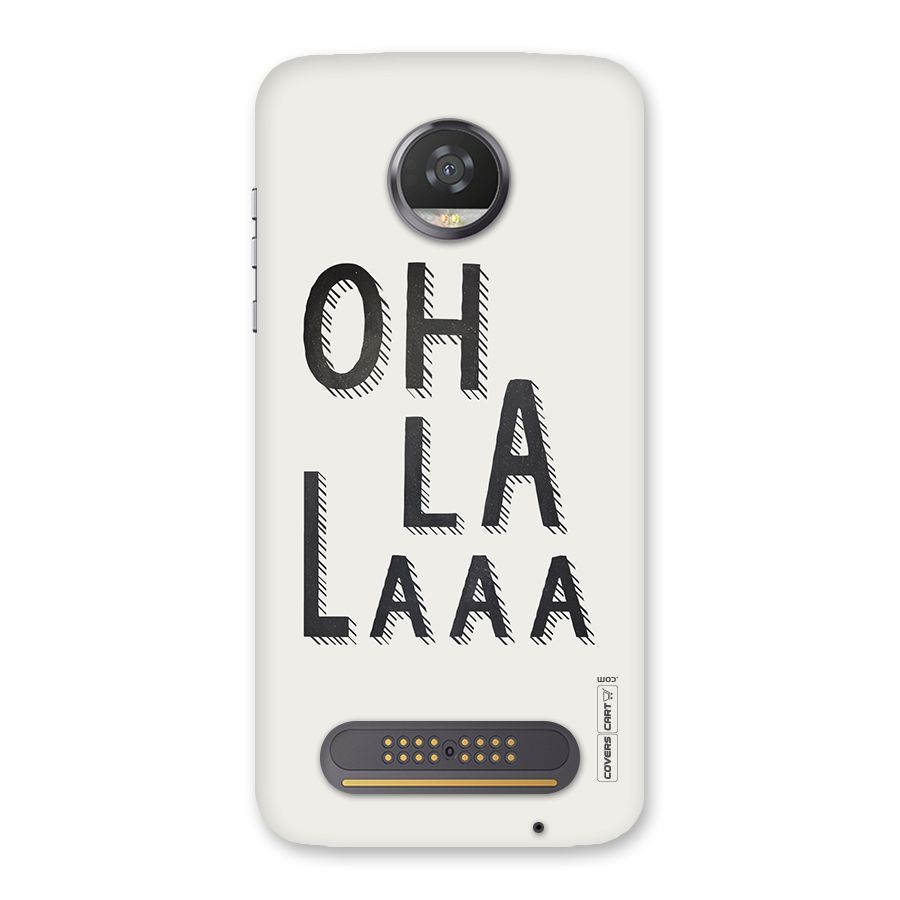Oh La La Back Case for Moto Z2 Play
