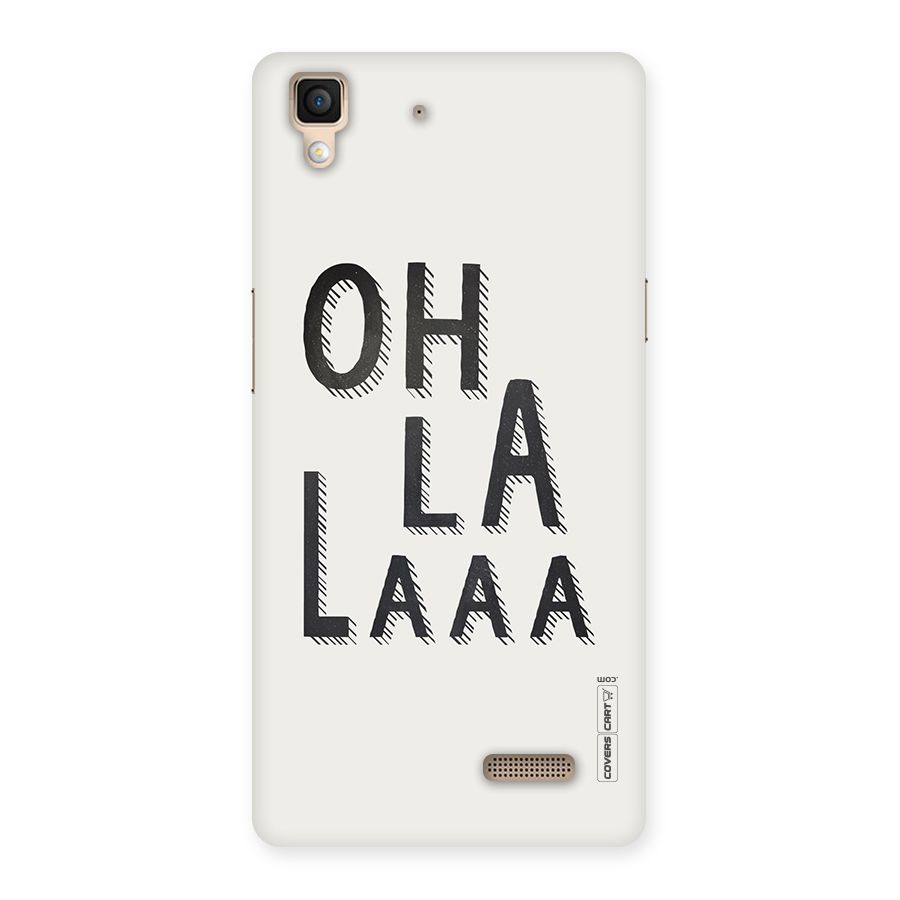 Oh La La Back Case for Oppo R7
